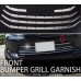 2013 2014 2015 TOYOTA HARRIER FRONT BUMPER CHROME GRILLE GRILL LOWER GARNISH