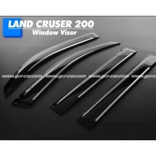 2008 2012 TOYOTA LANDCRUISER 200 WINDOW SIDE VISOR CHROME MOULDING LEXUS LX570