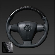 2009 2010 2011 2012 TOYOTA JP NEW WISH LEATHER STEERING WHEEL COLORED CARBON JDM