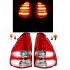 TOYOTA LANDCRUISER FJ LAND CRUISER PRADO 120 FJ120 RED & CLEAR TAIL LIGHT LAMP