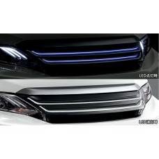 2013 2014 2015 TOYOTA HARRIER FRONT GRILLE GRILL BLUE LINE LED ILLUMINATION