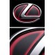 2009 2010 2011 2012 2013 LEXUS RX350 GGL1#  EMBLEM PLATE HYBRID RED x BLACK 201R