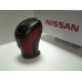 2012 2013 2015 NISSAN GT-R R35 GENUINE SHIFT KNOB BLACK EDITION RED STITCH JDM