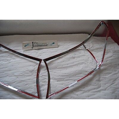 2008 2009 2010 2011 2012 TOYOTA LANDCRUISER CHROME HEAD LIGHT TRIM JAPAN - Image 5