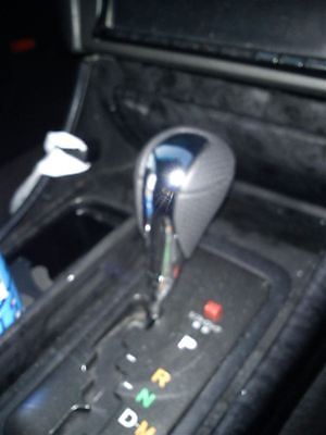 LEXUS GS300 GS400 GS430 ARISTO JZS160 BLACK LEATHER CHROME SHIFT KNOB - Image 2