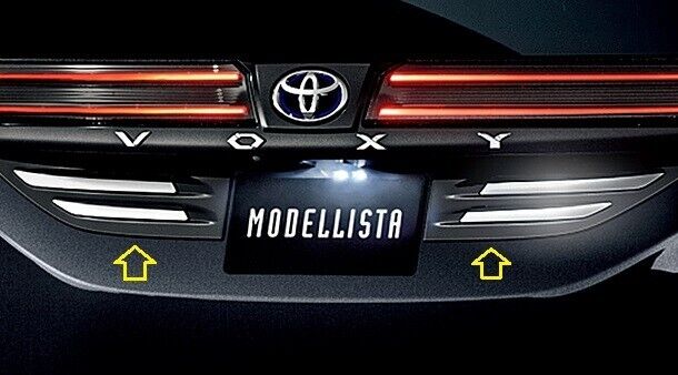 2022 2023 2024 TOYOTA VOXY 90 GENUINE MODELLISTA BACK DOOR REAR CHROME GARNISH