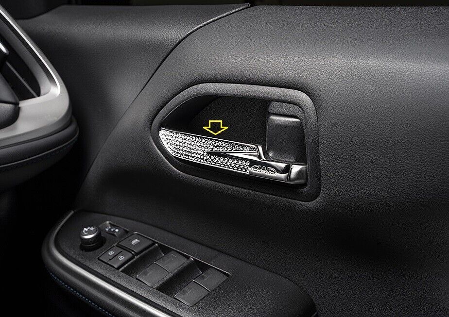 2022 2023 2024 TOYOTA VOXY 90 GARSON FRONT INSIDE DOOR KNOB COVER CRYSTAL CLEAR