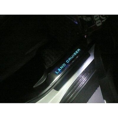 2008 2009 2010 2011 2012 TOYOTA LANDCRUISER SCUFF DOOR SILL PLATE JDM VIP REAR - Image 2