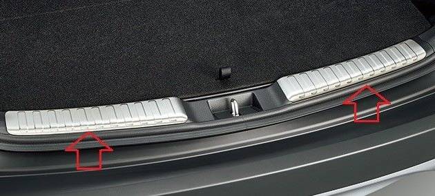 2018 2019 2020 HONDA CR-V CRV RW1 RW2 GENUINE REAR DOOR PLATE SILL STAINLESS JDM
