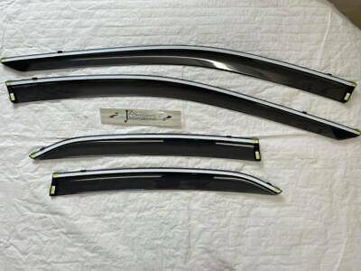 2018 2019 2020 2021 TOYOTA CAMRY 70 GENUINE WINDOW SIDE VISOR ALL BLACK TYPE JDM - Image 9
