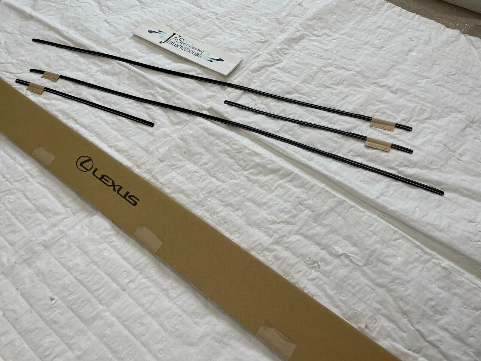 2022 2023 LEXUS LX600 LX500d GENUINE FRONT & REAR DOOR EDGE GUARD TRIM COLORED - Image 4