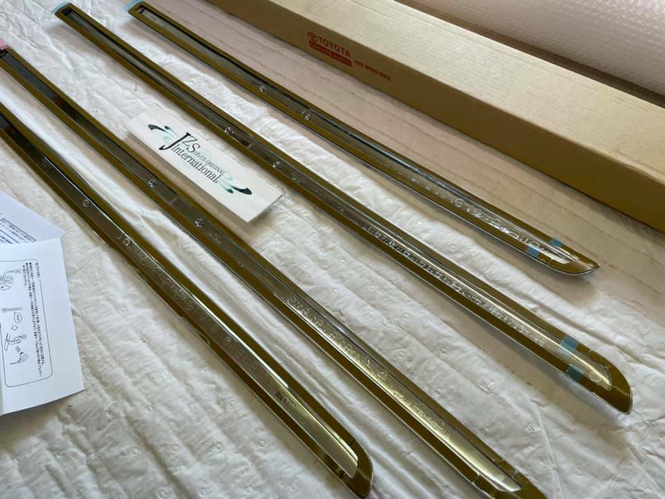 2014 2015 2016 2017 TOYOTA JAPAN NEW WISH CHROME DOOR MOUDLING SET VIP - Image 12