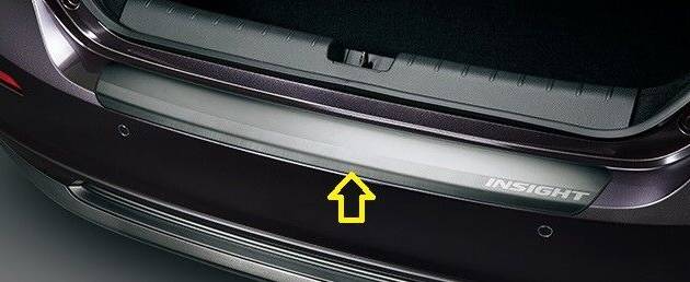 2018 2019 2020 HONDA INSIGHT ZE4 REAR BUMPER PROTECTOR GARNISH TRIM JAPAN JDM