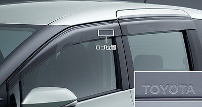 2015 2016 2017 TOYOTA SIENTA RHD JAPAN GENUINE SIDE WINDOW DOOR VISORS VISOR JDM