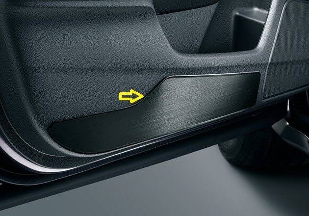 2018 2019 2020 HONDA INSIGHT ZE4 FRONT & REAR INSIDE DOOR 4PCS GARNISH BLACK JDM