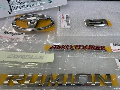 2010 2011 2012 2013 2014 2015 TOYOTA RUMION SCION xB JAPAN TRUNK EMBLEM RUKUS JP - Image 7