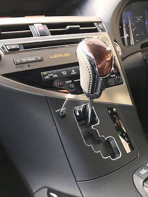 2009 2010 2011 2012 2013 2014 2015 LEXUS RX270 RX350 RX450h VIP SHIFT KNOB BROWN - Image 3