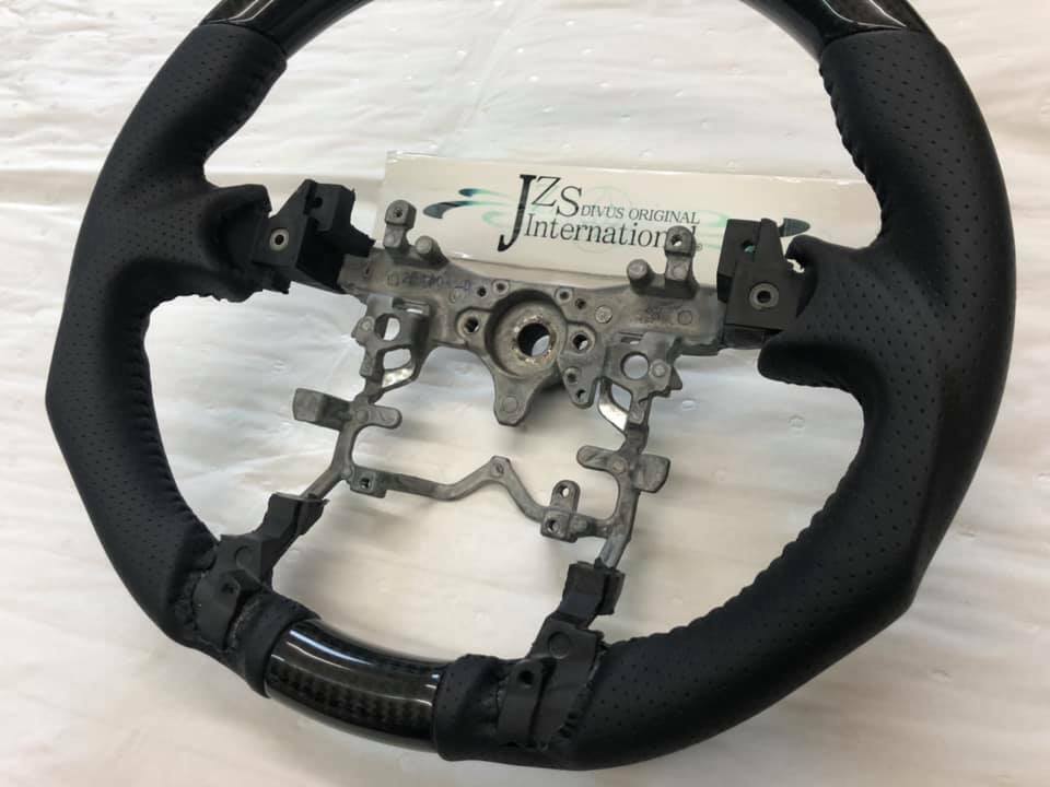 2009 2010 2011 2012 2013 2014 TOYOTA PRIUS CARBON STEERING WHEEL 6 COLORS JDM - Image 9
