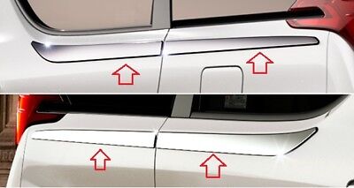2018 2019 2020 TOYOTA ALPHARD 30 RHD DOOR UPPER SIDE CHROME GARNISH SET GENUINE