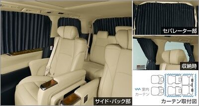 2018 2019 2020 TOYOTA VELLFIRE 30 RHD DOOR WINDOW CURTAIN CURTAINS BLACK GENUINE