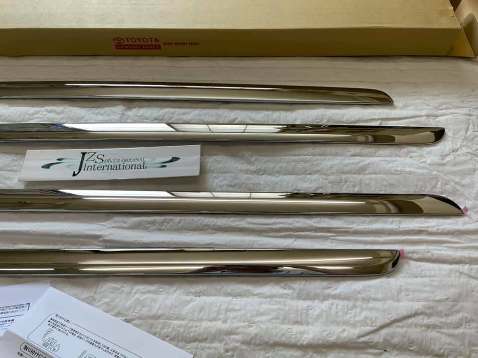 2014 2015 2016 2017 TOYOTA JAPAN NEW WISH CHROME DOOR MOUDLING SET VIP - Image 6