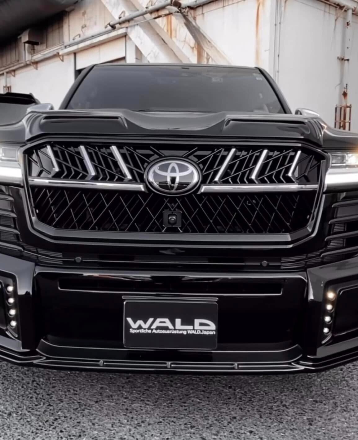 2021 2022 2023 TOYOTA LAND CRUISER 300 WALD JAPAN FRONT MESH GRILLE BLACK ZX VXR - Image 9