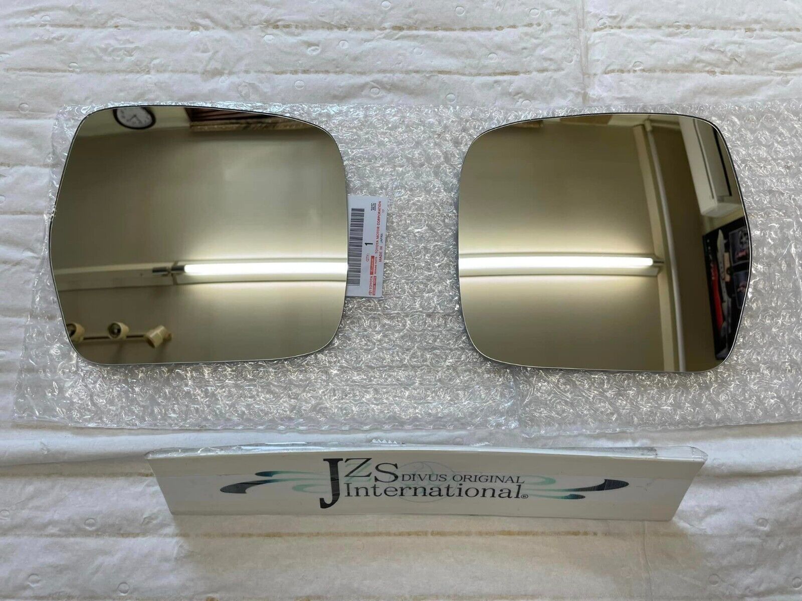 1995 1996 1997 TOYOTA JAPAN LAND CRUISER 80 GENUINE DOOR MIRROR LENS PANEL JAPAN - Image 2