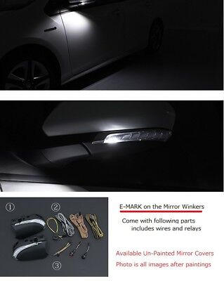 2017 2018 2019 2020 TOYOTA CAMRY 70 LED SEQUENTIAL DRL WINKER DOOR MIRROR LAMP E - Image 5