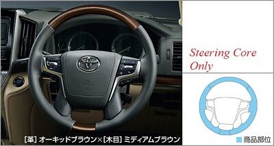 2015 2016 2017 2018 TOYOTA JAPAN LAND CRUISER 202 GENUINE WOOD STEERING WHEEL