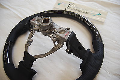 2010 2012 2013 2014 TOYOTA FJ CRUISER CARBON LEATHER STEERING WHEEL BLACK JDM - Image 10