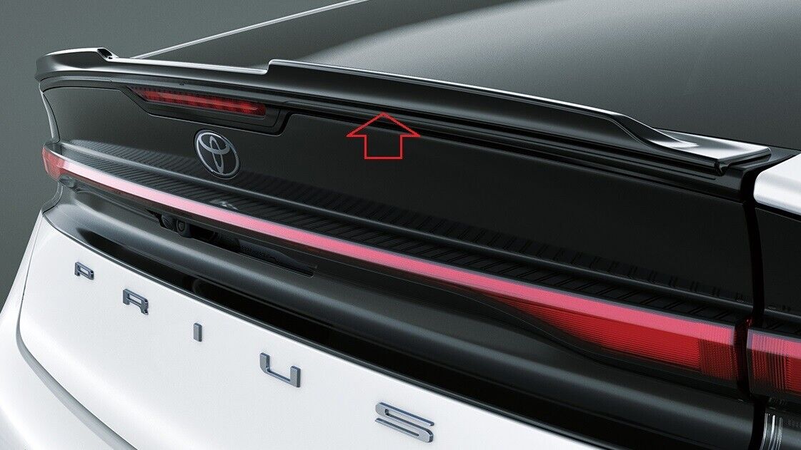 2023 2024 2025 TOYOTA PRIUS 60 GENUINE GR REAR TRUNK GATE TAIL SPOILER BLACK JDM
