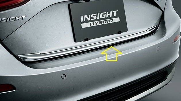 2018 2019 2020 HONDA INSIGHT ZE4 REAR TRUNK UNDER PANEL CHROME GARNISH TRIM JDM