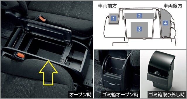 2017 2018 2019 2020 TOYOTA ESQUIRE JAPAN GENUINE FRONT CONSOLE STRAGE BOX RHD