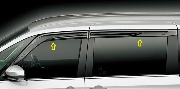 2022 2023 2024 TOYOTA VOXY 90 GENUINE GR SPORT FRONT & REAR DOOR WINDOW VISOR