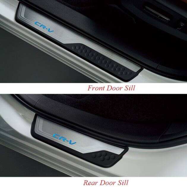 2018 2019 2020 HONDA CR-V CRV RW1 RW2 GENUINE FRONT REAR DOOR SCUFF PLATE LED