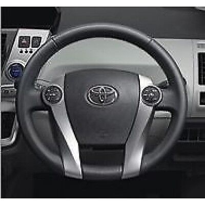 2011 2012 2013 2014 2015 TOYOTA PRIUS V WAGON GENUINE TEATHER STEERING JDM JAPAN