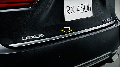 2016 2017 2018 2019 LEXUS RX200t RX450h GENUINE CHROME REAR GATE TRIM GARNISH