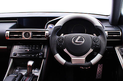 2013 2014 2015 LEXUS IS250 IS350 IS300h F-SPORT REAL CARBON STEERING WHEEL STICH - Image 2