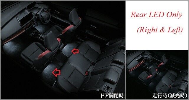2023 2024 2025 TOYOTA PRIUS 60 GENUINE REAR LED FLOOR UNDER ILLUMINATION JDM