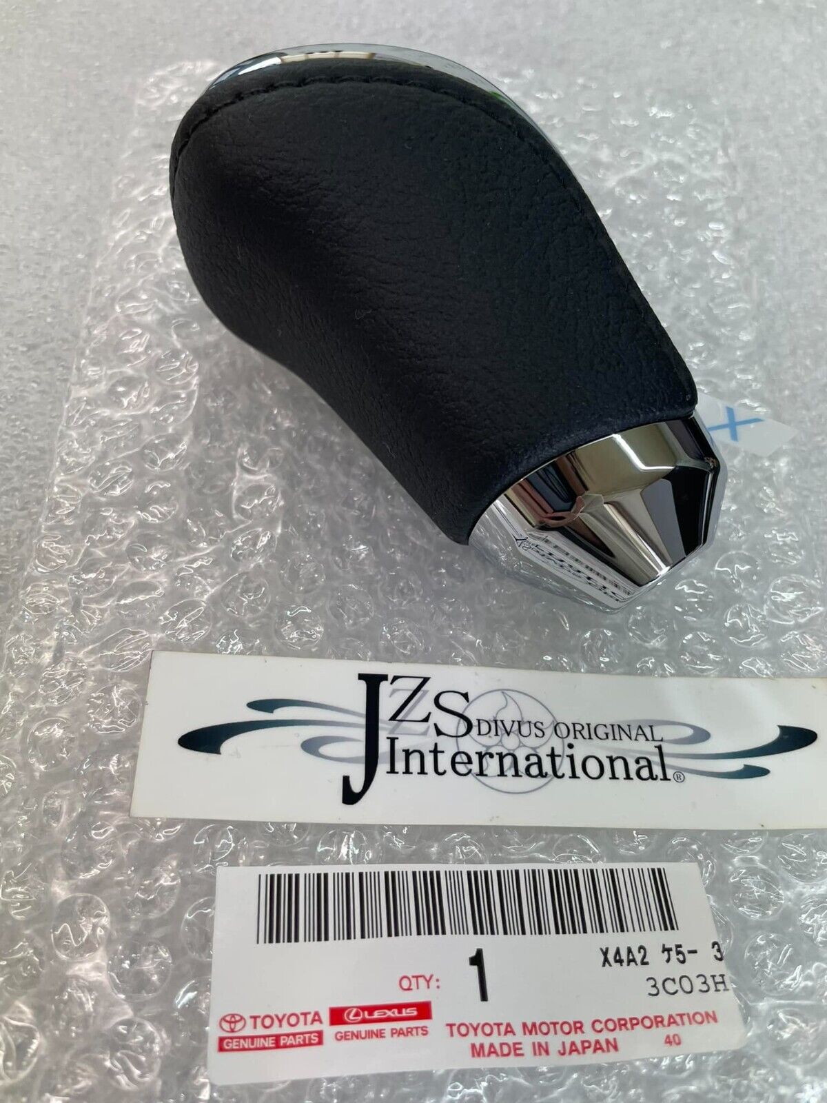 2013 2014 2015 2016 TOYOTA HARRIER GENUINE WOOD STYLE SHIFT GEAR KNOB LEATHER BR - Image 6
