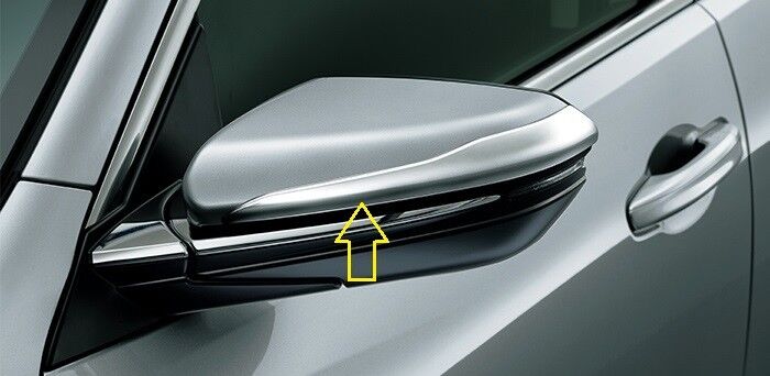 2018 2019 2020 HONDA INSIGHT ZE4 DOOR MIRROR CHROME GARNISH TRIM MOULDING JDM