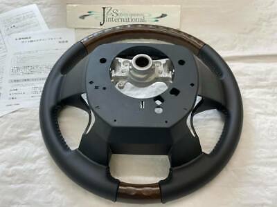 2015 2016 2017 2018 TOYOTA JAPAN LAND CRUISER 202 GENUINE WOOD STEERING WHEEL - Image 10